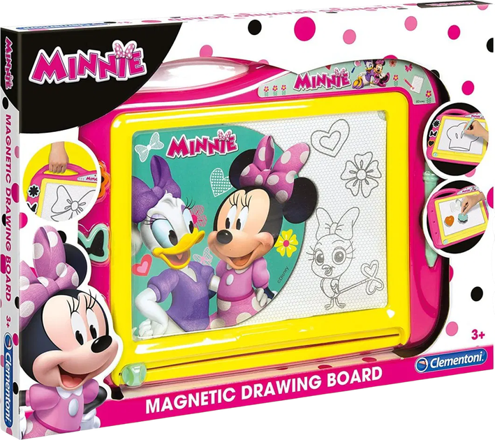 Магнітна дошка для малювання Clementoni Minnie Mouse (15164) (8005125151646) - зображення 2