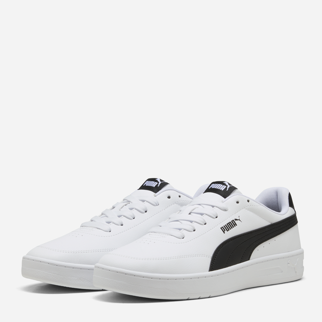Чоловічі кеди низькі Puma Court Classic Clean 40222301 45 (10.5UK) 29.5 см White/Black (4067983728648) - Фото 3 Чоловічі кеди низькі Puma Court Classic Clean 40222301 45 (10.5UK) 29.5 см White/Black (4067983728648) - зображення 3