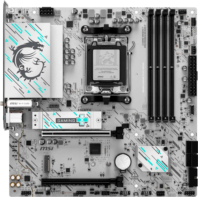 Płyta główna MSI B840M Gaming Plus WiFi 6E (sAM5, AMD B840, PCI-Ex16) (4711377361811) - obraz 2