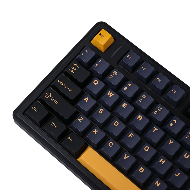 Игровая механическая клавиатура AULA F75 / Три режима подключения / Leobog Axis Reaper Switch / Dark Blue - изображение 12