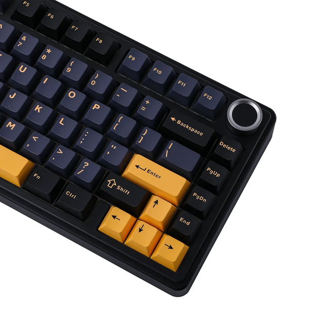 Игровая механическая клавиатура AULA F75 / Три режима подключения / Leobog Axis Reaper Switch / Dark Blue - изображение 13