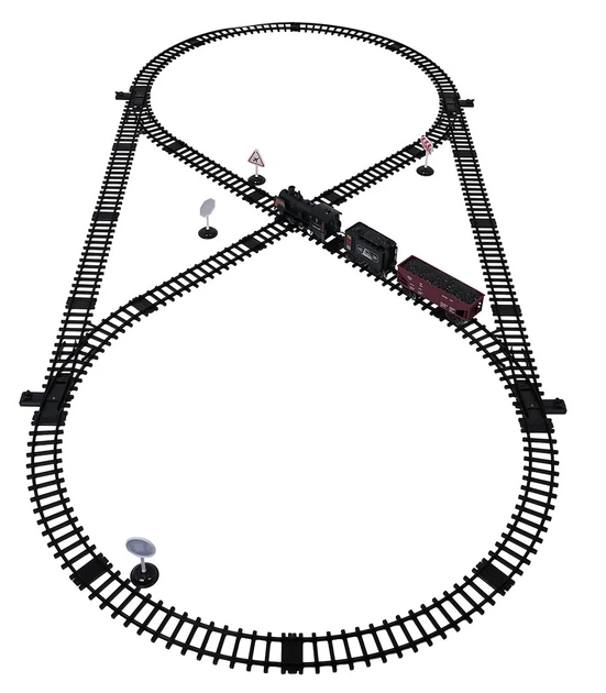 Kolejka Retro Silver Way z funkcją dymu świateł i dźwięku (5903864973136) - obraz 2