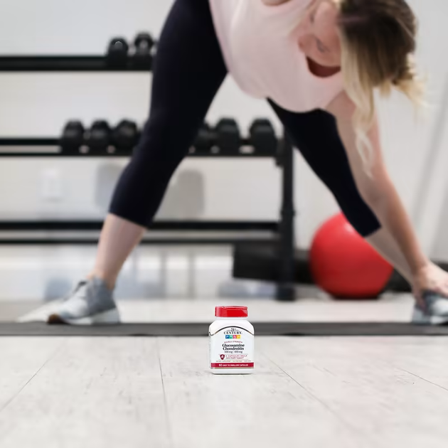 Глюкозамін хондроїтин Glucosamine Chondroitin 21st Century 60 капсул підтримка здоров'я суглобів хрящів суставів (740985223017) - зображення 3