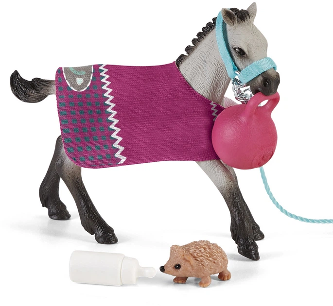 Zestaw figurek Schleich Horse Club Play Fun With Foal 42534 (4059433572826) - obraz 2