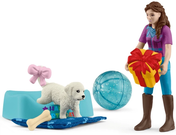 Zestaw figurek Schleich Horse Club Birthday party with Lisa 42744 (4059433992693) - obraz 2