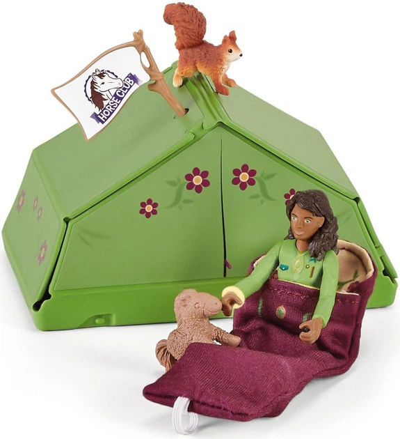Zestaw figurek Schleich Horse Club Sarah's Camping Trip 42533 (4059433572635) - obraz 4