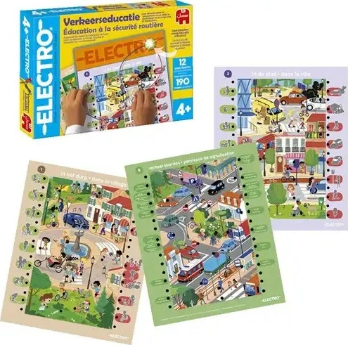 Настільна гра Jumbo Electro Traffic (німецька версія) (8710126021682) - зображення 3