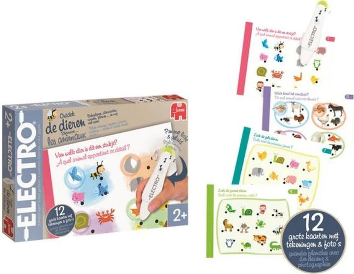 Настільна гра Jumbo Electro Wonderpen Discover the Animals (німецька версія) (8710126195383) - зображення 2