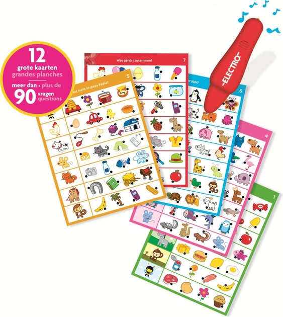 Настільна гра Jumbo Electro Wonderpen Animal Fun (німецька версія) (8710126195604) - зображення 2