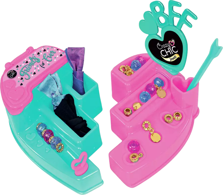 Набір для виготовлення прикрас Clementoni Crazy Chic Браслети BFF (18199) (8005125181995) - зображення 4