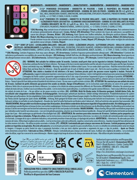 Набір косметики Clementoni Crazy Chic Mermaid (18865) (8005125188659) - зображення 4