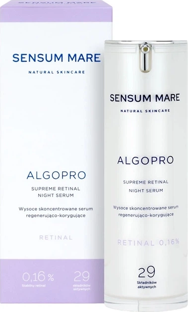 Serum do twarzy Sensum Mare Algopro regenerująco-korygujące z retinalem 0.16% 30 ml (5907222316320) - obraz 1