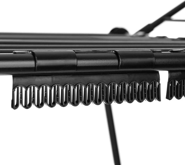 Сушарка для білизни Kadax складана регульована 257 см Чорна K12199 (5906638319406) - зображення 5