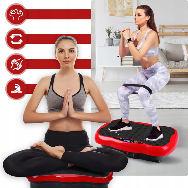 Вібраційна Платформа Vibro Slim – фітнес-тренажер і масажер до 150 кг - зображення 5