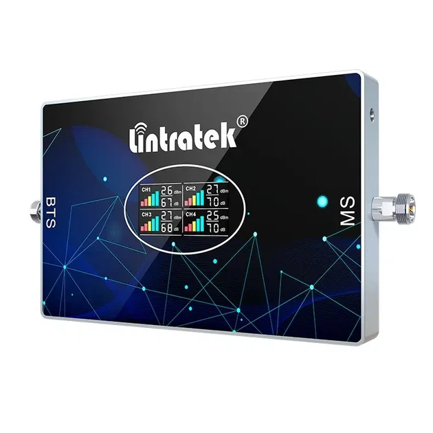 Підсилювач мобільного зв'язку та інтернету (Lintratek KW20L-GDWL) + Всеспрямована Антена + 4 внутрішні антени - изображение 2
