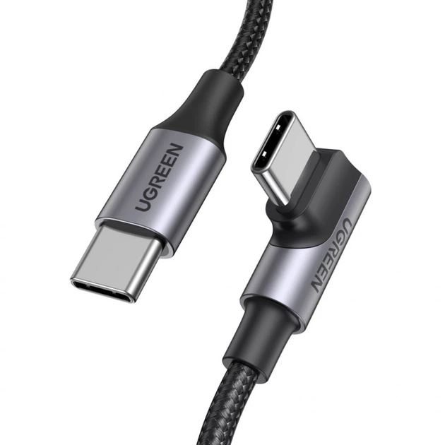 Дата кабель USB-C to USB-C 2.0m 100W US334 Black Ugreen (70645) (342320) - Фото 1 Дата кабель USB-C to USB-C 2.0m 100W US334 Black Ugreen (70645) (342320) - изображение 1
