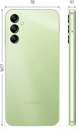 Смартфон 6.6" Samsung Galaxy A14 5G 4/64Gb 5G 2-SIM NFC 50/13Мп 8 ядер Android 15 Green Б/В - зображення 7