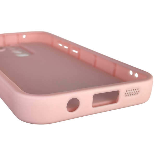 Чохол силіконовий оригінальний Soft Touch з 3D принтом милий ведмедик для Xiaomi Redmi Note 8 Pro рожевий (Повний захист камери) - зображення 3
