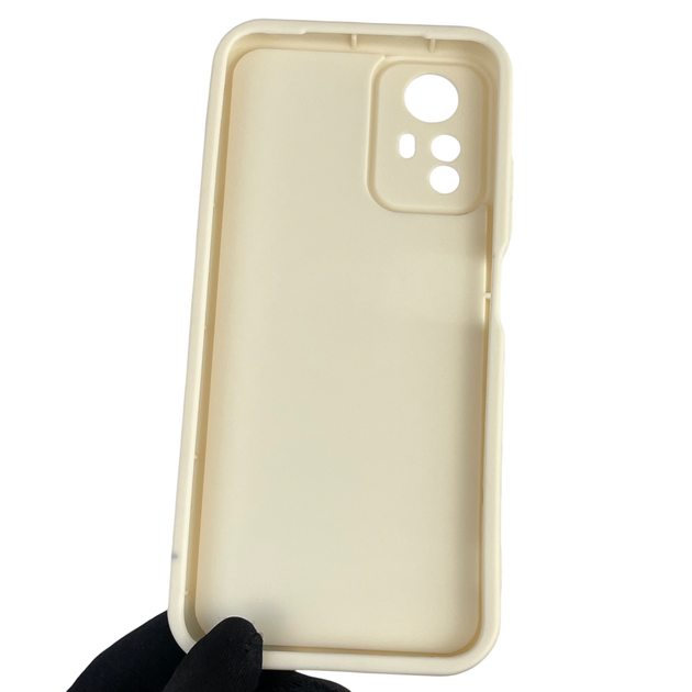 Чехол силиконовый Soft Touch с 3D принтом Украина для Xiaomi Redmi Note 12s 4G молочный (Полная защита камеры) - Фото 2 Чехол силиконовый Soft Touch с 3D принтом Украина для Xiaomi Redmi Note 12s 4G молочный (Полная защита камеры) - изображение 2