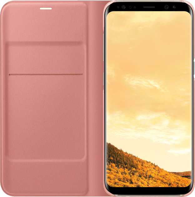 Чохол-книжка LED View Cover для Samsung Galaxy S8 Plus (G955) (EF-NG955PPEGRU) Pink - Фото 4 Чохол-книжка LED View Cover для Samsung Galaxy S8 Plus (G955) (EF-NG955PPEGRU) Pink - зображення 4