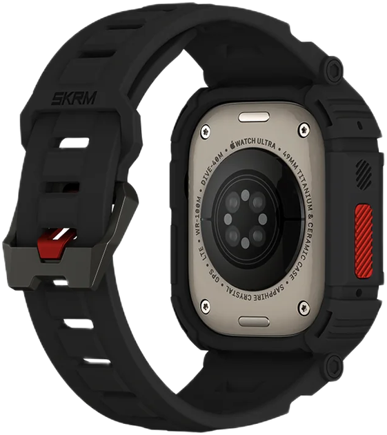 Pasek z etui SkinArma Mecha 2-in-1 do Apple Watch Ultra 44-45 mm Black (8886461246520) - obraz 3