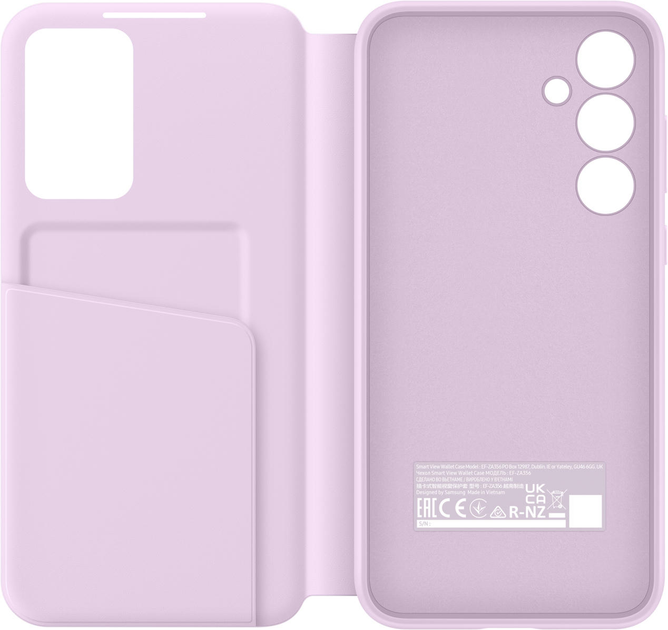Чохол-книжка Smart Clear View Cover для Samsung Galaxy A35 (A356) (EF-ZA356CVEGWW) Lavender - Фото 5 Чохол-книжка Smart Clear View Cover для Samsung Galaxy A35 (A356) (EF-ZA356CVEGWW) Lavender - изображение 5