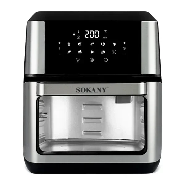 Аэрогриль-фритюрница SOKANY SK-ZG-8029 на 12 литров, черный - изображение 3