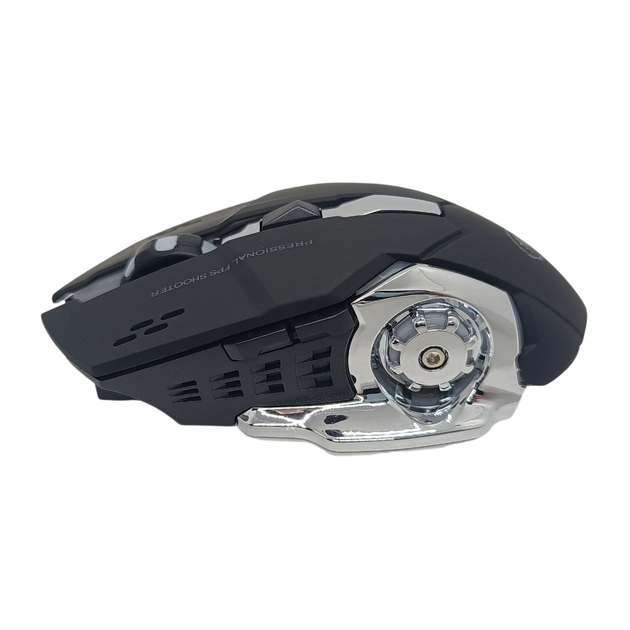 Беспроводная игровая мышь T1&T2GAME MOUSE 6D Бесшумная DPI 800-1200-1600 Li-Ion BT+2.4G Black - изображение 7