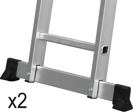 Drabina rozkładana metalowa VOREL wielofunkcyjna 3.4 m 4x3 17704 (5906083177040) - obraz 8