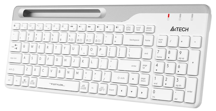 Клавіатура бездротова A4Tech Fstyler FBK25 White - изображение 2