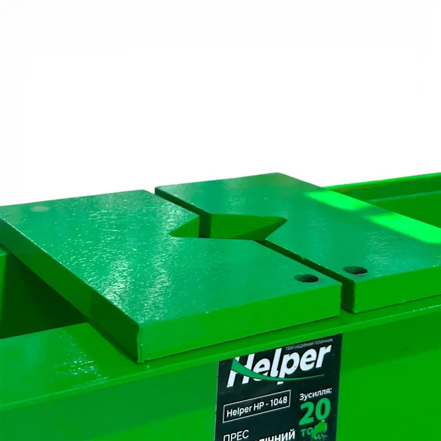 Гідравлічний підлоговий прес Helper HP-1048 20 т робочий діапазон 0–725 мм вертикальний гідропрес з виносним насосом для майстерні та СТО професійний прес для автосервісу стабільна рама та точне пресування - зображення 8