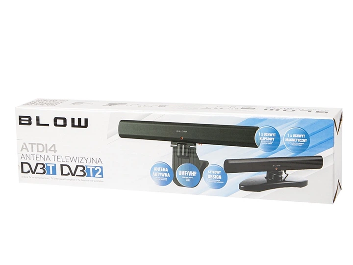 ТВ-антена Prolech 21-046 DVB-T панельна ATD14 внутрішня/зовнішня з магнітом і кліпсою (5900804116592) - зображення 4