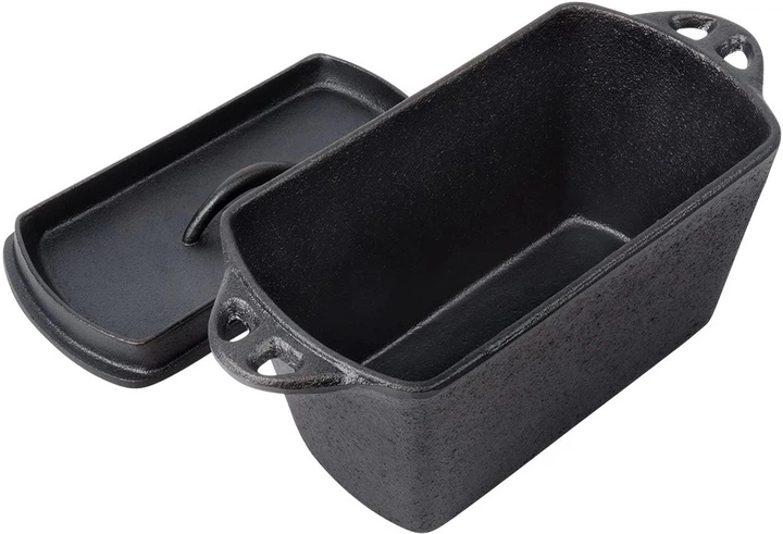 Форма Vilde Cast Line для випікання хлібу чавунна з кришкою 27 см 2 л (8592381156930) - зображення 2