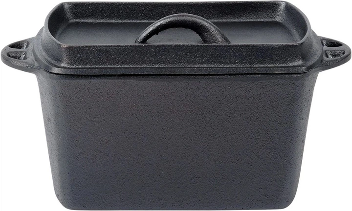 Форма Vilde Cast Line для випікання хлібу чавунна з кришкою 27 см 2 л (8592381156930) - зображення 3