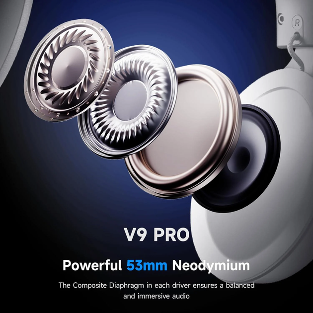 Наушники беcпроводные MCHOSE V9 Pro Silver - изображение 3