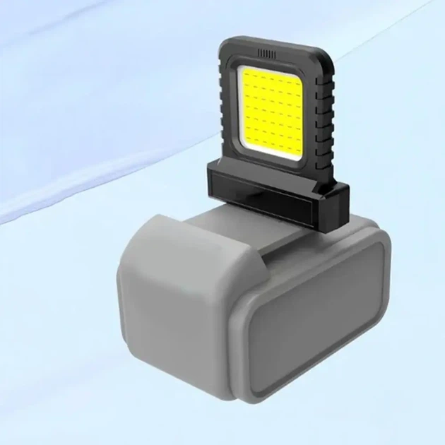 Світлодіодний LED ліхтарик з живленням від Li-ion акумуляторів універсальної посадки 21V - зображення 6