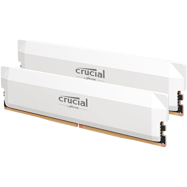 Оперативна пам'ять Crucial 32GB (2x16GB) DDR5 6000MHz Pro Overclocking White (CP2K16G60C36U5W) - зображення 2