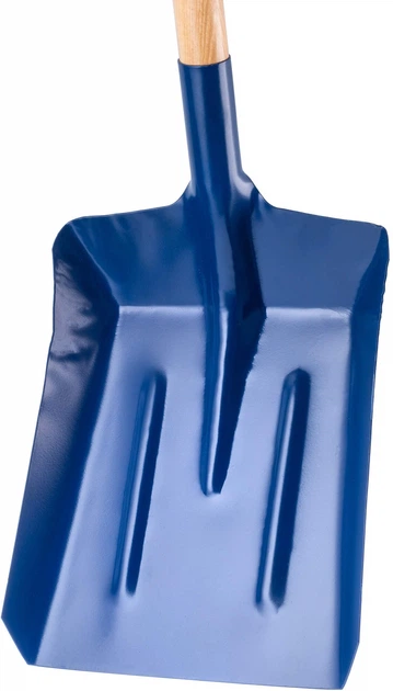Lopata z drewnianym trzonkiem 134 cm Niebieska (K3465) - obraz 2