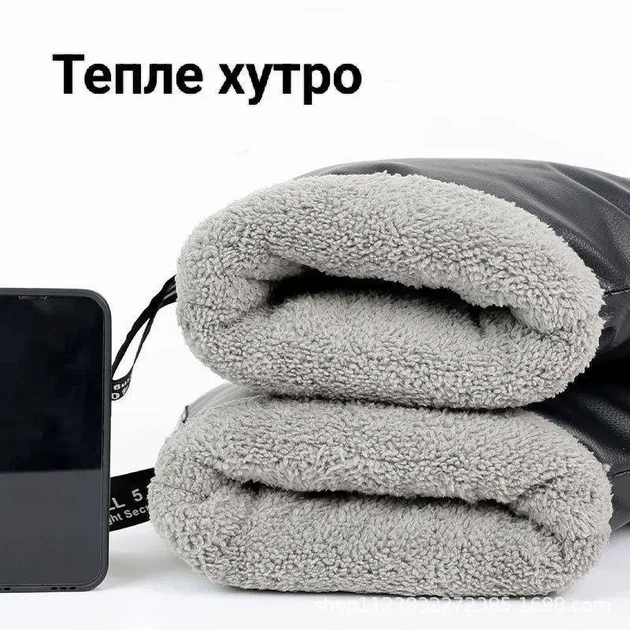 Зимові рукавички. Теплі бар муфти на кермо для велосипеда, мотоцикла, самоката, скутера, снігохода - Фото 3 Зимові рукавички. Теплі бар муфти на кермо для велосипеда, мотоцикла, самоката, скутера, снігохода - изображение 3
