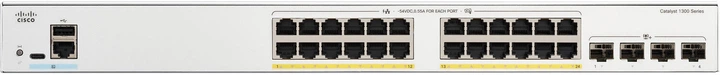 Комутатор Cisco Catalyst C1300-24P-4X - зображення 2