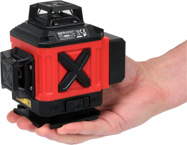 Laser zielony YATO YT-30415 16-liniowy 4D z akcesoriami i statywem (5906083115660) - obraz 8