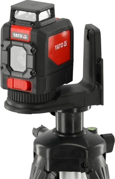 Laser zielony YATO YT-30440 5-liniowy 360° z akcesoriami i statywem (5906083115646) - obraz 2