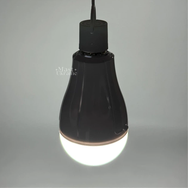 Лампочка с аккумулятором аварийная E27 светодиодная 20Вт New Emergency Lamp, автономная энергосберегающая аккумуляторная LED-лампочка при отключении света для дома, квартиры, офиса, дачи, холодный белый свет, NEL-27 - изображение 14
