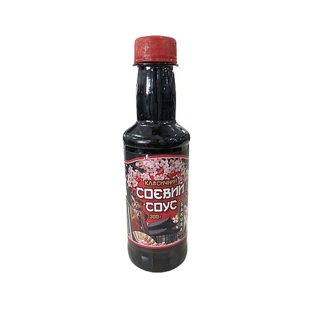 Соєвий соус Сакура 300мл - Фото 1 Соєвий соус Сакура 300мл - изображение 1