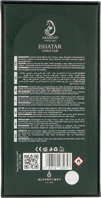 Парфумована вода унісекс Arabiyat Prestige Ishatar Citrus Oud 100 мл (6290102035657) - зображення 4