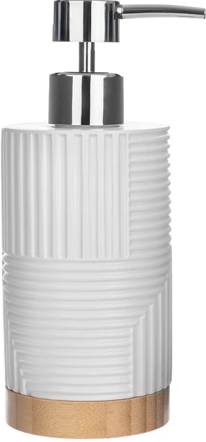 Дозатор для мила Kadax Lunel круглий Білий (K10199) - зображення 2