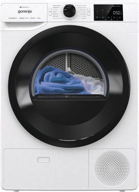 Сушильна машина Gorenje DPNE83GNLWIFI/UA (7128780) - Фото 11 Сушильна машина Gorenje DPNE83GNLWIFI/UA (7128780) - зображення 11