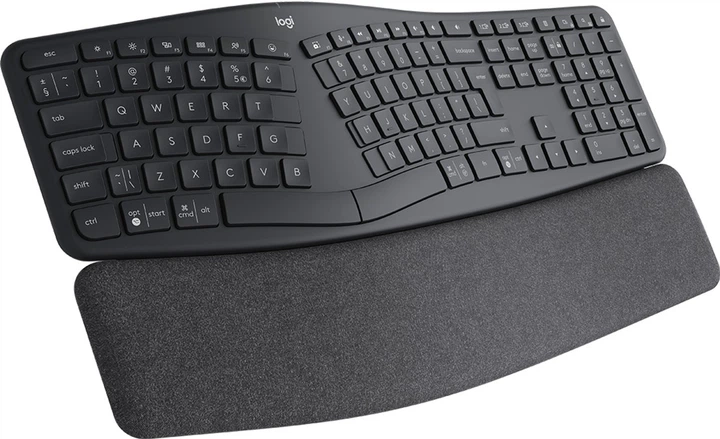 Klawiatura bezprzewodowa Logitech Ergo K860 Split Business Wireless Black (920-010352) - obraz 2