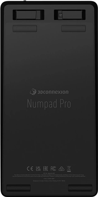Klawiatura bezprzewodowa 3Dconnexion Numpad Pro USB/Wireless Black (3DX-700105) - obraz 3