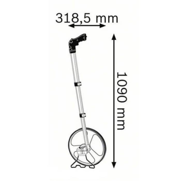Профессиональный курвиметр Bosch GWM 32 Professional (0601074000) SDRT_50601074000 - изображение 2